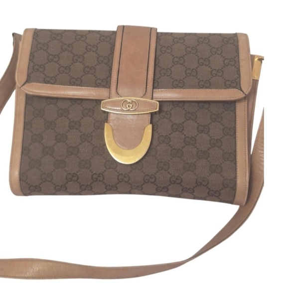 Gucci Handbags - Gucci Brown Shoulder Bag